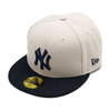 NEW ERA 9FIFTY Powered by GORO NAKATSUGAWA(min-nano)ニューヨーク・ヤンキース ストーン ネイビーバイザー 14124655画像
