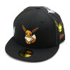 NEW ERA 59FIFTY Pokémon ポケモン イーブイフレンズ ブラック 14124365画像