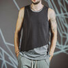 NO ID. BLACK アシンメトリーレイヤードタンクトップ 454006-775T画像