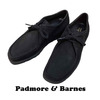 Padmore & Barnes P204 Black Suede/Dark Sole画像