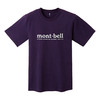 mont-bell Pear Skin Cotton mont-bell Full Logo Tee 2104814画像
