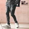 GLIMCLAP Tight fit track pants-uneven feeling & handwriting- 16-069-GLS-CE画像