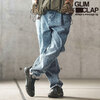 GLIMCLAP Chemical wash denim soft balloon silhouette pants 16-077-GLS-CE画像