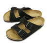 BIRKENSTOCK ARIZONA BS BLACK | SUEDE-LEATHER | BETTER REGULAR 1027152画像