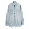 marka DAMAGE SHIRT - organic cotton chambray - M24B-03SH01C画像