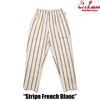 COOKMAN Chef Pants Stripe French Blanc 231-41821画像
