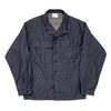 Workers M-43 Shirt Jacket, 6 oz Brown Back Denim画像
