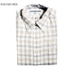 INDIVIDUALIZED SHIRTS L/S STANDARD FIT B.D. LINEN SHIRTS tan plaid画像