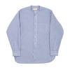 Workers Band Collar Shirt, Poplin画像