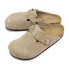 BIRKENSTOCK BOSTON TAUPE | SUEDE-LEATHER | BETTER NARROW 60463画像