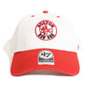 '47 Brand Red Sox Double Header Diamond '47 CLEAN UP White x Red WCDDM02HTS画像
