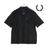 FRED PERRY LIGHTWEIGHT TEXTURE REVERE COLLOR SHIRT M7762画像
