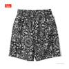 COOKMAN CHEF PANTS SHORT PAISLEY BLACK 231-32941画像