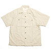 BURGUS PLUS Open Collar Cotton Linen Shirt BP24502画像