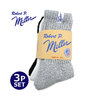 Miller 3P Crew length socks 23-25cm 339C画像