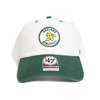 '47 Brand Athletics Double Header Diamond '47 CLEAN UP White x Dark Green WCDDM18HTS画像