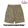 COOKMAN Chef Pants Short Front pocket Leopard Beige 231-41981画像