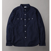 THE FLAT HEAD INDIGO DOBBY WESTEN SHIRT FN-SCW-002L画像