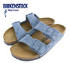 BIRKENSTOCK ARIZONA SUEDE LEATHER Elemental Blue Narrow 1026820画像