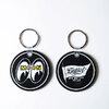 MOONEYES x EVILACT collaboration rubber key ring MOON-EV-KEY画像