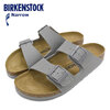 BIRKENSTOCK ARIZONA BIRKO-FLOR Saffiano Stone Coin Narrow 1026454画像