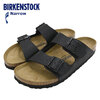 BIRKENSTOCK ARIZONA BIRKO-FLOR Saffiano Black Narrow 1026425画像