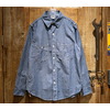 FREEWHEELERS “THE IRONALL FACTORIES CO. LONG SLEEVE WORK SHIRT” Original High Density 6.5oz Indigo Chambray 2423001画像
