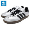 adidas Originals SAMBA OG Silver Metallic/Core Black/Gum JI4218画像