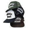 DOUBLE STEAL Black Letter Logo Mesh Cap 442-92021画像