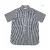SUGAR CANE INDIGO CHAMBRAY CHECK S/S WORK SHIRT SC39292画像