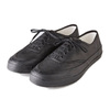 Peanuts&Co &times; ADDICT CLOTHES JAPAN WAXED COTTON P-DECK SHOES (BLACK)画像