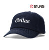 SILAS BLACKLETTER CAP NAVY 110243051002画像