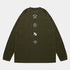 APPLEBUM Elite Performance(Logo) L/S T-shirt OLIVE EA2421111画像