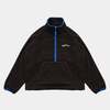 APPLEBUM Fleece Half Zip Jacket BROWN 2420616画像