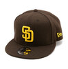NEW ERA 9FIFTY MLB Japan Flag サンディエゴ・パドレス バーントウッド 14517900画像