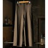 NONNOTTE Drape Light Doeskin Draping Crotch Box Pleats No Tuck Trousers N-25S-031画像