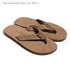 RAINBOW SANDALS Single Layer Premier Leather Dark Brown 301ALTS画像