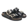BIRKENSTOCK ARIZONA DROPLET BUCKLE HEX (NARROW) BLACK 1029353画像