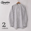 Gymphlex BAND COLLAR SHIRTS STRIPE GY-B0245 TRR画像