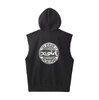 X-girl DISTRESSED CIRCLE LOGO ZIP UP SWEAT VEST 105253021009画像