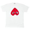 PLAY COMME des GARCONS REVERSE HEART TEE AX-T346-051画像