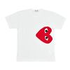 PLAY COMME des GARCONS SIDEWAYS HEART TEE AX-T345-051画像