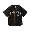X-girl OLD ENGLISH LOGO BASEBALL SHIRT 105253014003画像