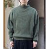 NONNOTTE Wool Yak Knit Triangle Turtle Neck Pullover N-25A-003画像