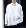 NONNOTTE Clear Heavy Broadcloth Oversized Shirt N-25A-007画像
