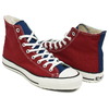 CONVERSE CANVAS ALL STAR J HI MAROON / DARK NAVY / MINT 31315470画像