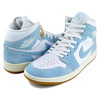 NIKE WMNS AIR JORDAN 1 MID SE DENIM wht/worn blue-sail HQ2005-100画像