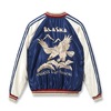 TAILOR TOYO Lot No. TT15790-128 / Late 1950s Style Acetate Souvenir Jacket “ALASKAN EAGLE” × “DOG SLED”画像