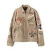 AVIREX SHEEP SUEDE TRACK JACKET ”HISTORY GRAPHIC” 7835250013画像