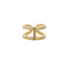 XOLO JEWELRY H Ring with Hair Line -Gold- XOR112-GOLD画像